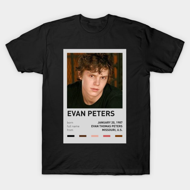 Evan Peters T-Shirt by sinluz